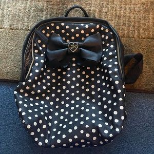 Betsy Johnson Polk a Dot Backpack